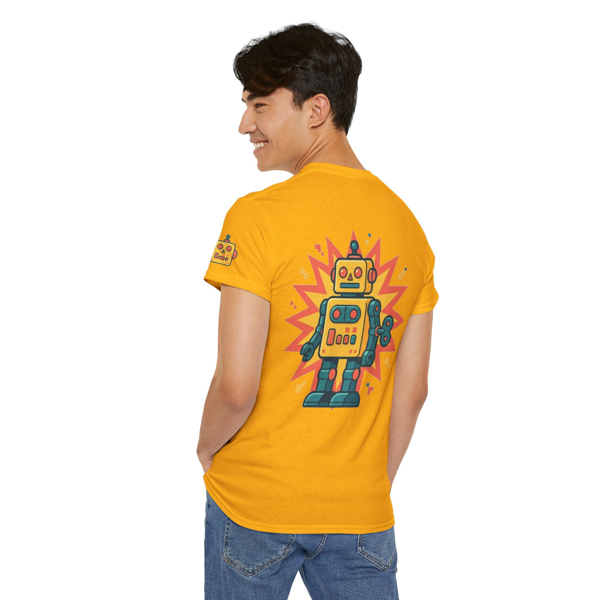 Color: Gold | Toy Robot Premium Graphic Tee