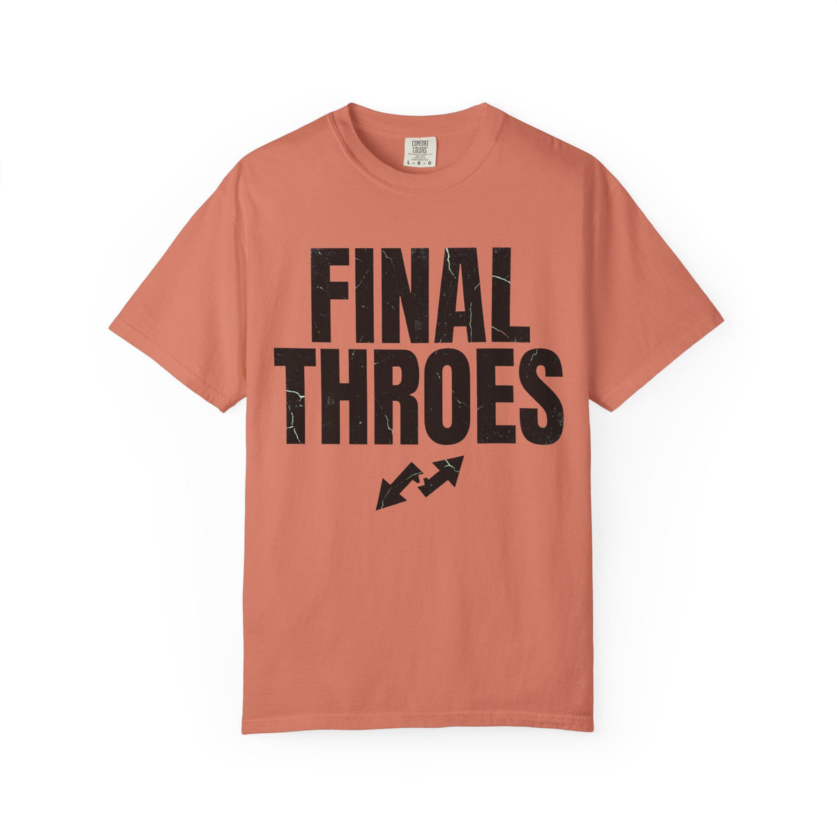 Color: Terracotta | Final Throes Unisex Garment-Dyed Tee