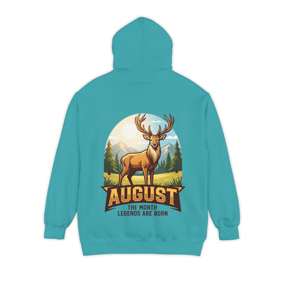 Color: Seafoam | August Legend Garment-Dyed Hoodie