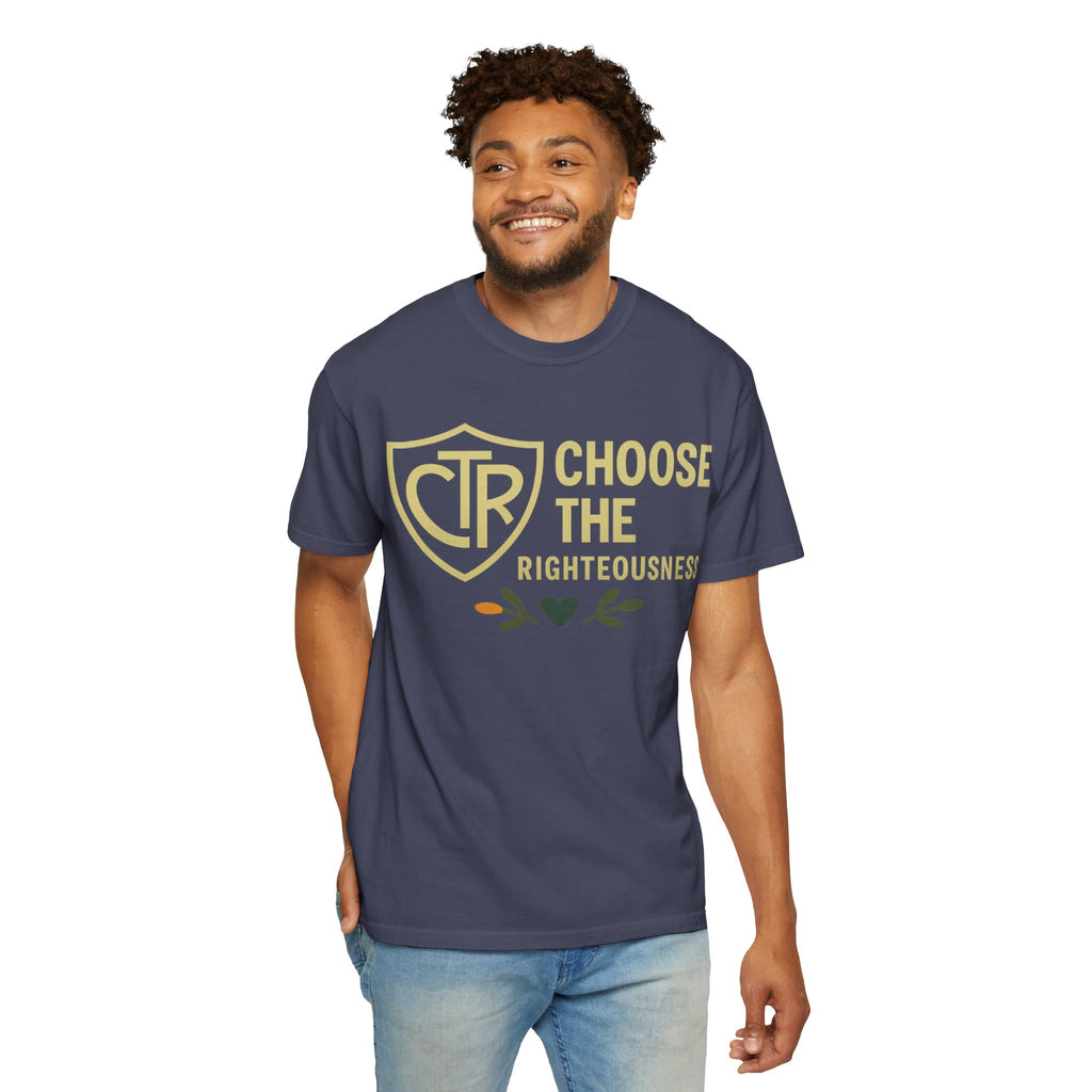 "CTR: Choose the Righteousness" Unisex Garment-Dyed T-shirt