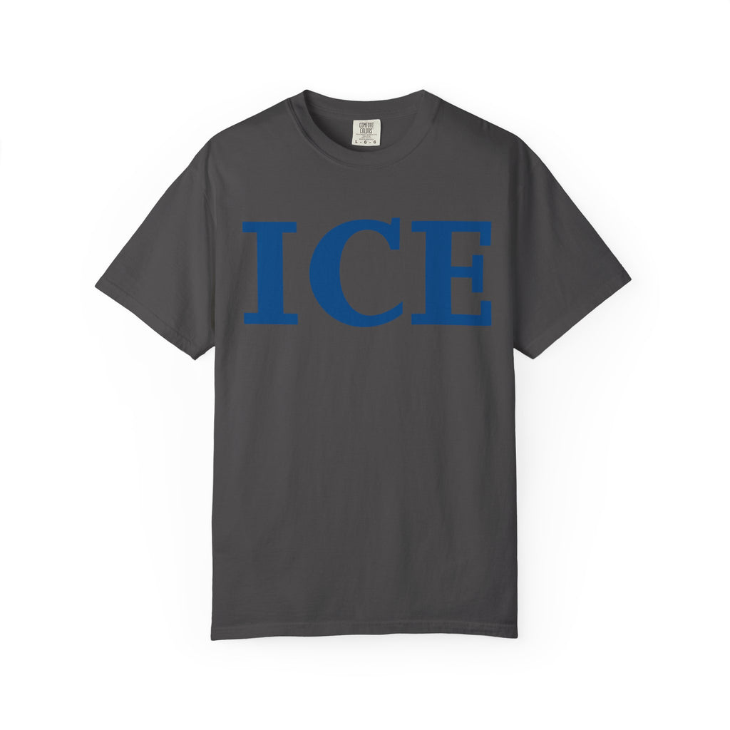 "ICE LOGO" Unisex Garment-Dyed T-shirt