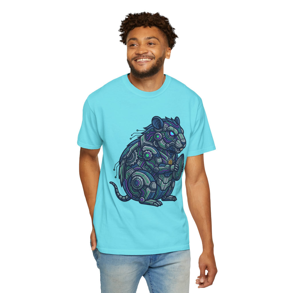 "Cyber Hamster" Unisex Garment-Dyed Tee