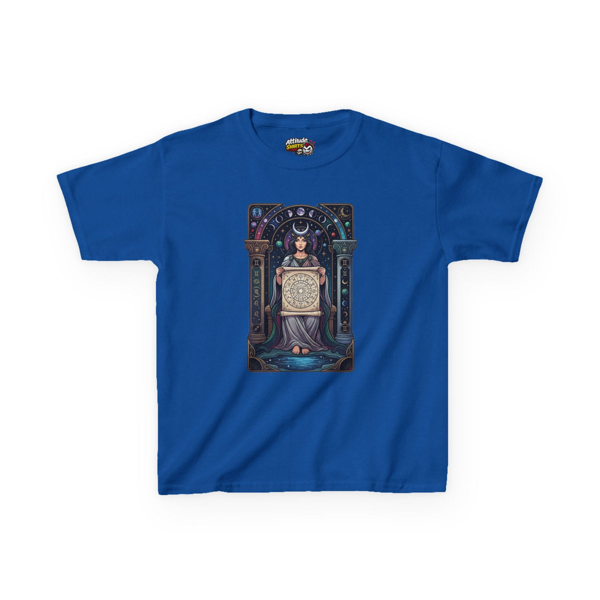 "The Cosmic Tarot (High Priestess)" Kids Tee