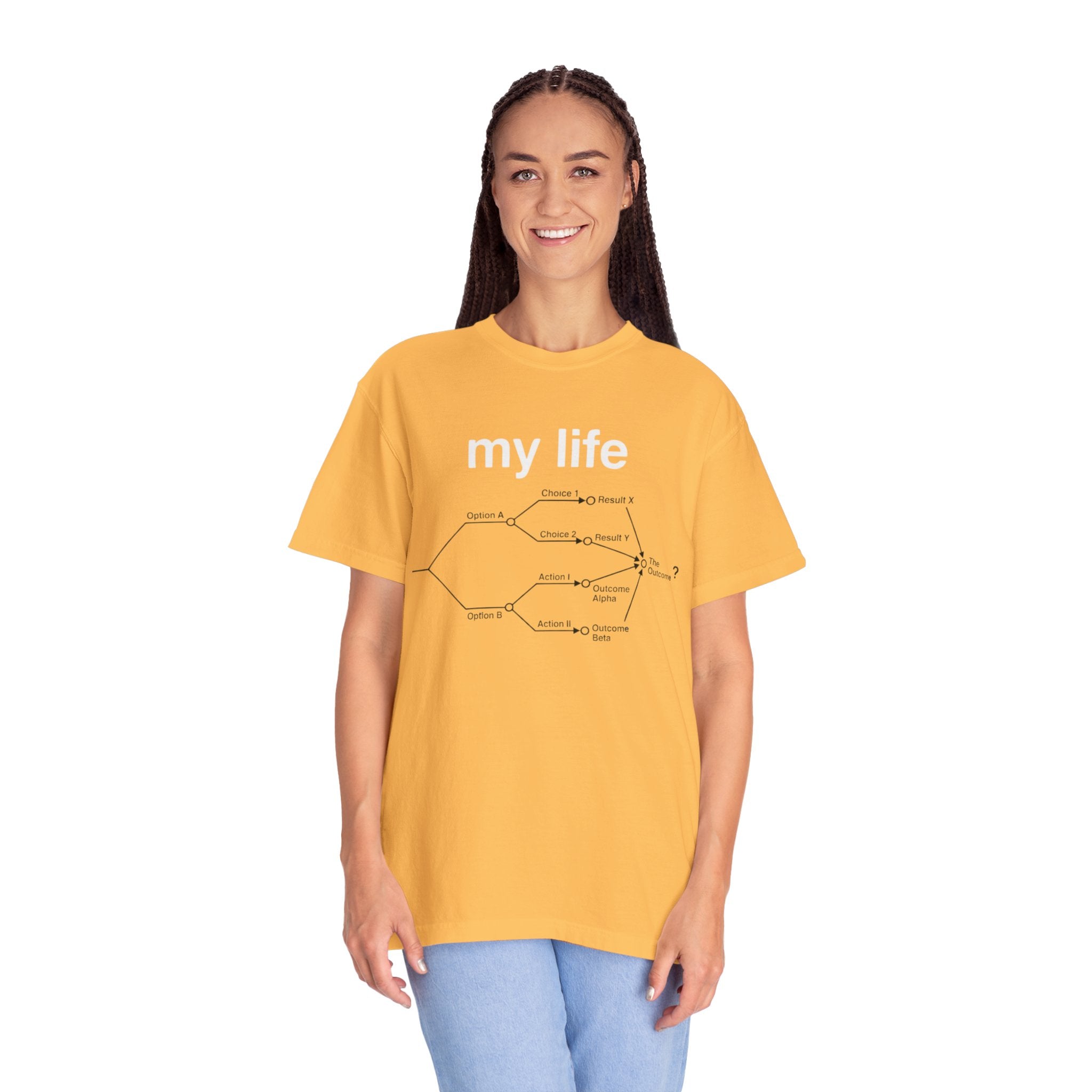 "My Life Decisions" Unisex Garment-Dyed T-shirt