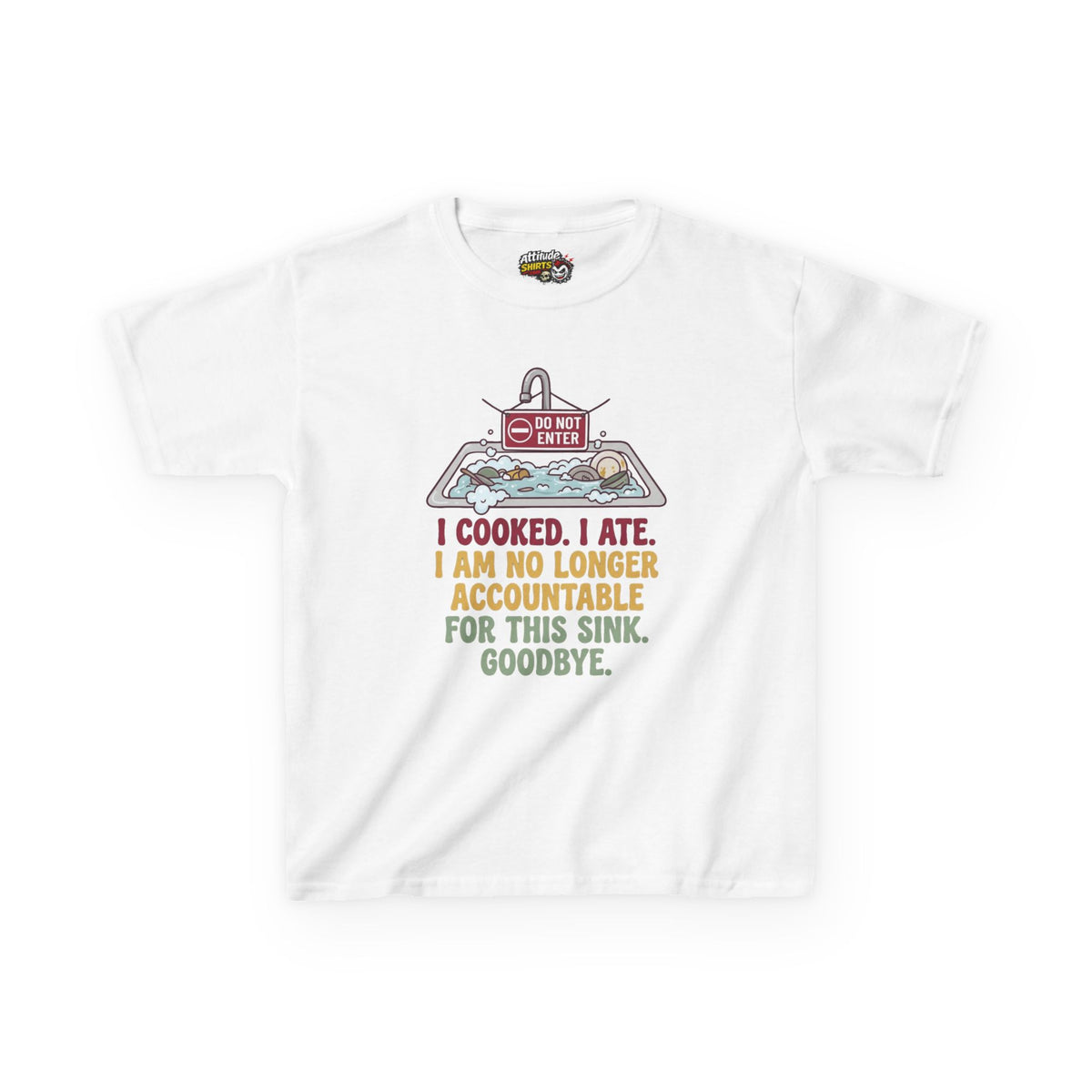 "I Cooked I Ate" Kids Tee