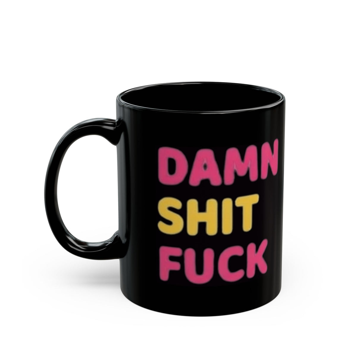 "Do You Think I Give A" Black Ceramic Mug — Graphic