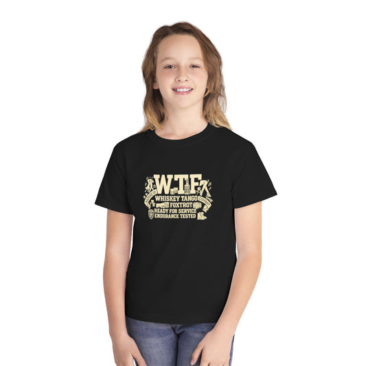 WTF Nature of Combat | Youth Tee — AttitudeShirts