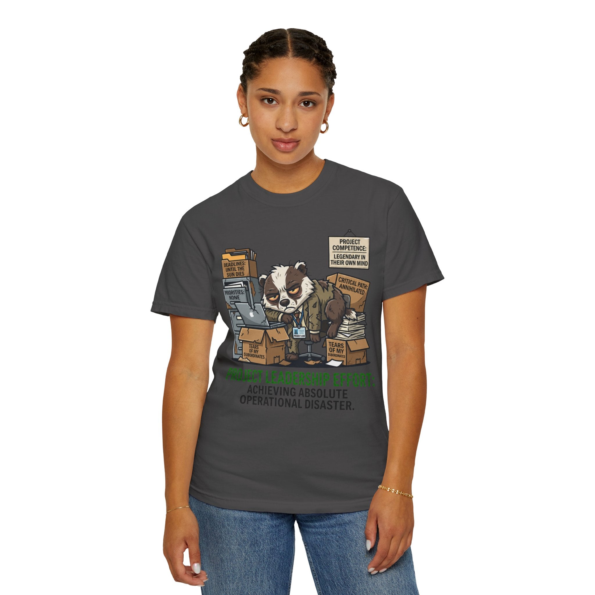 "Project Leader" Unisex Garment-Dyed Tee