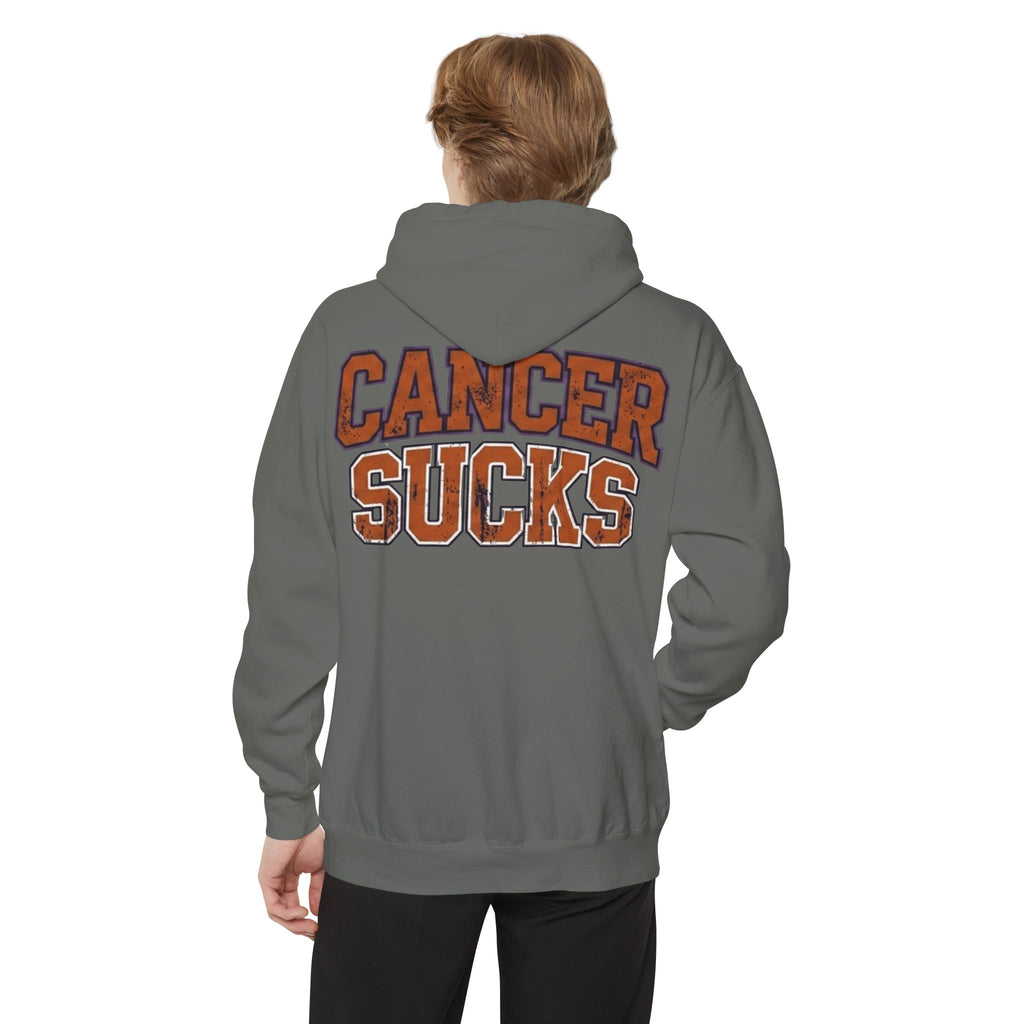 "Cancer Sucks" Garment-Dyed Hoodie