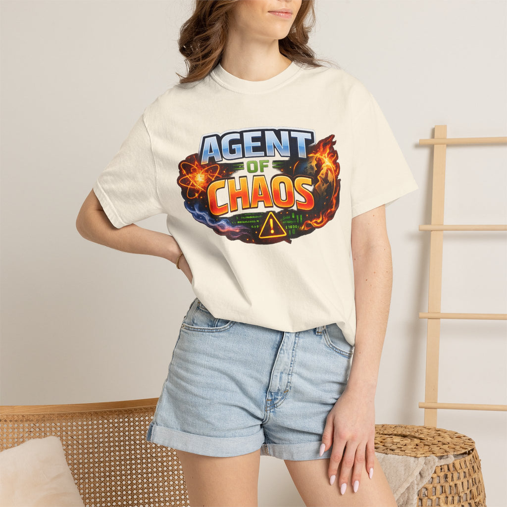 "Agent of Chaos" Unisex Garment-Dyed Tee