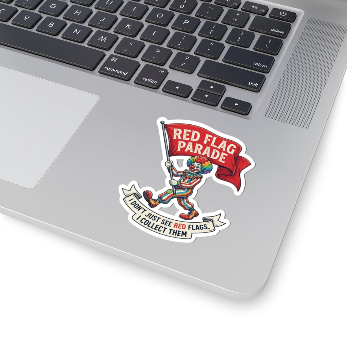 "Red Flag Parade" Sticker — Main