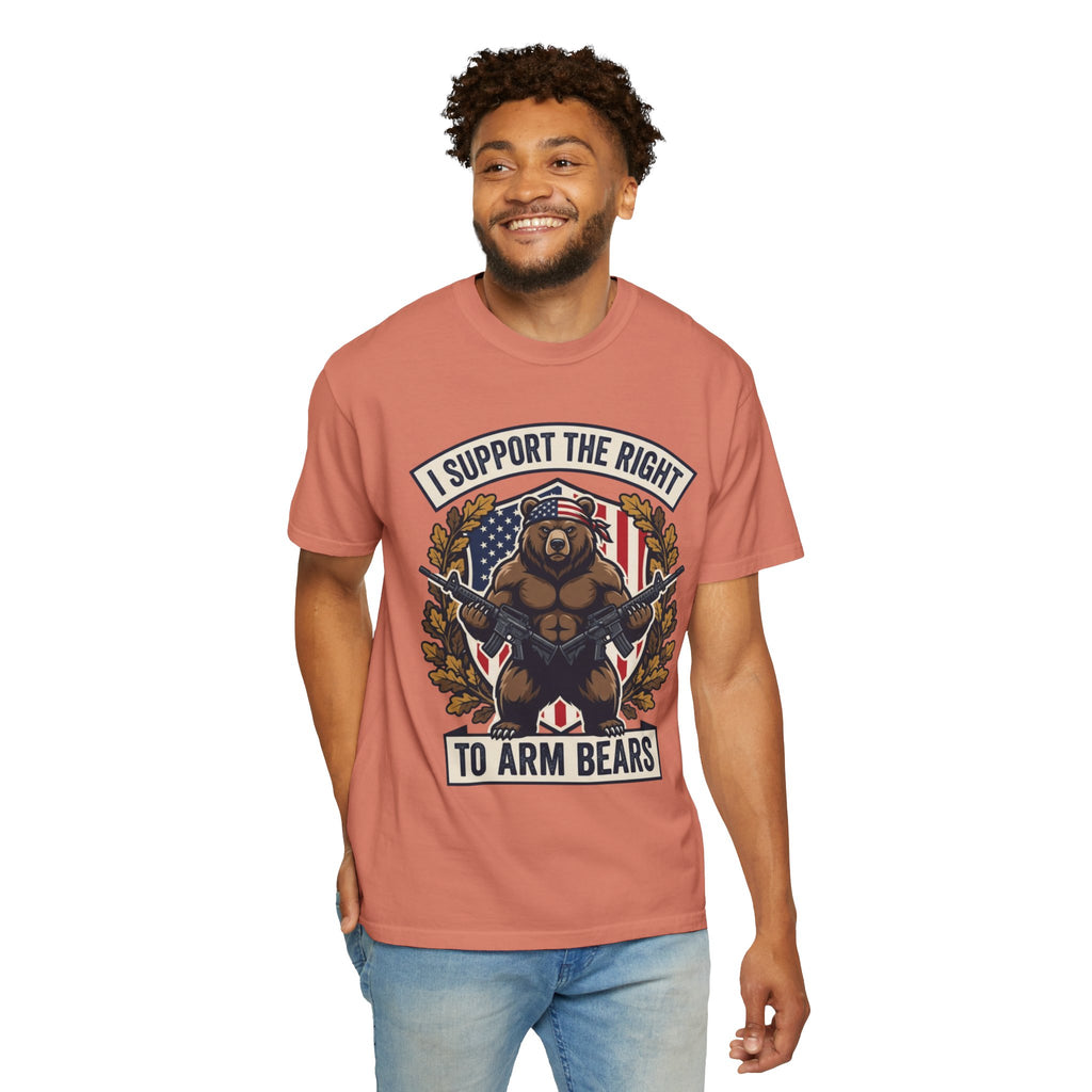 "Right to Arm Bears" Unisex Garment-Dyed Tee