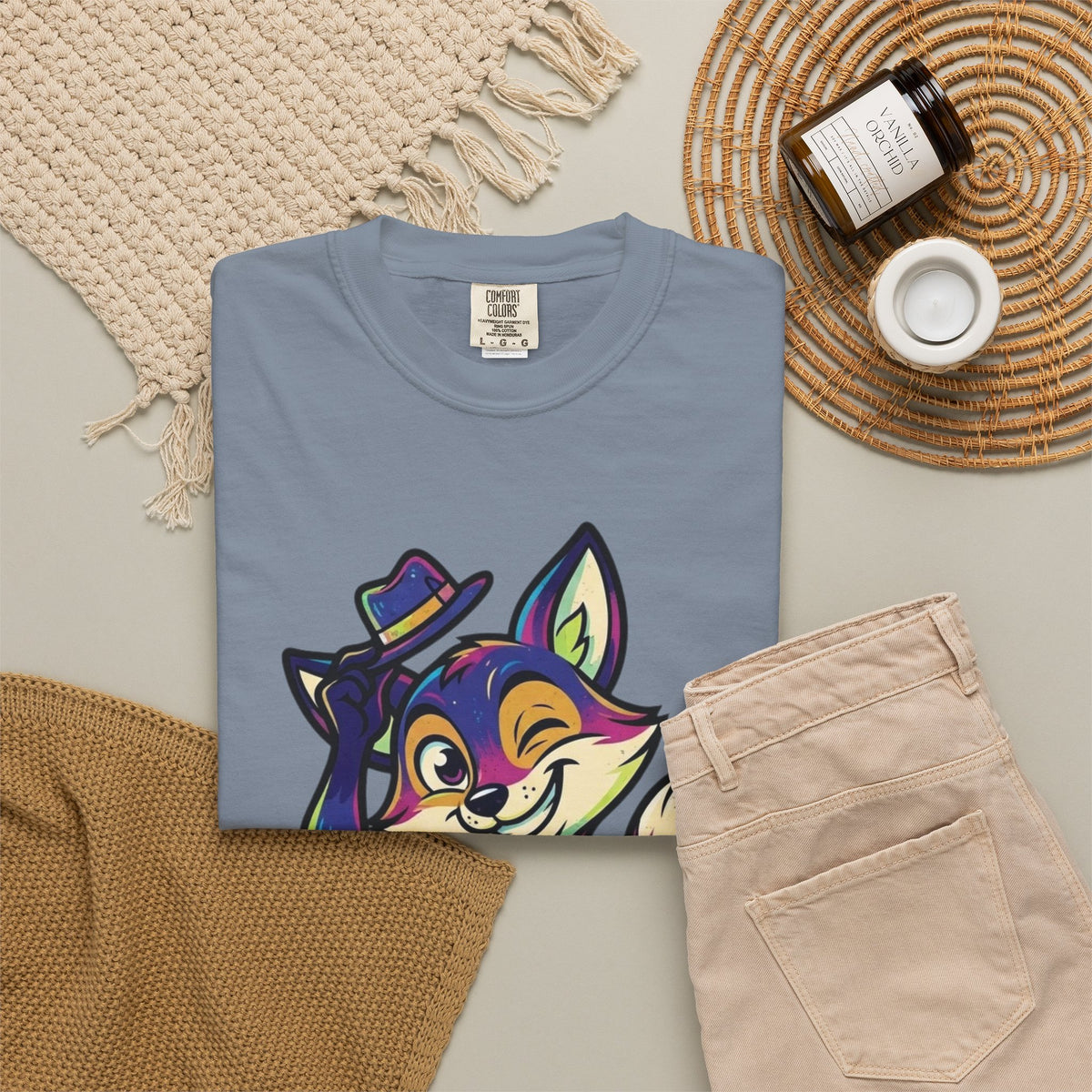 "Mischievous" Unisex Garment-Dyed Tee
