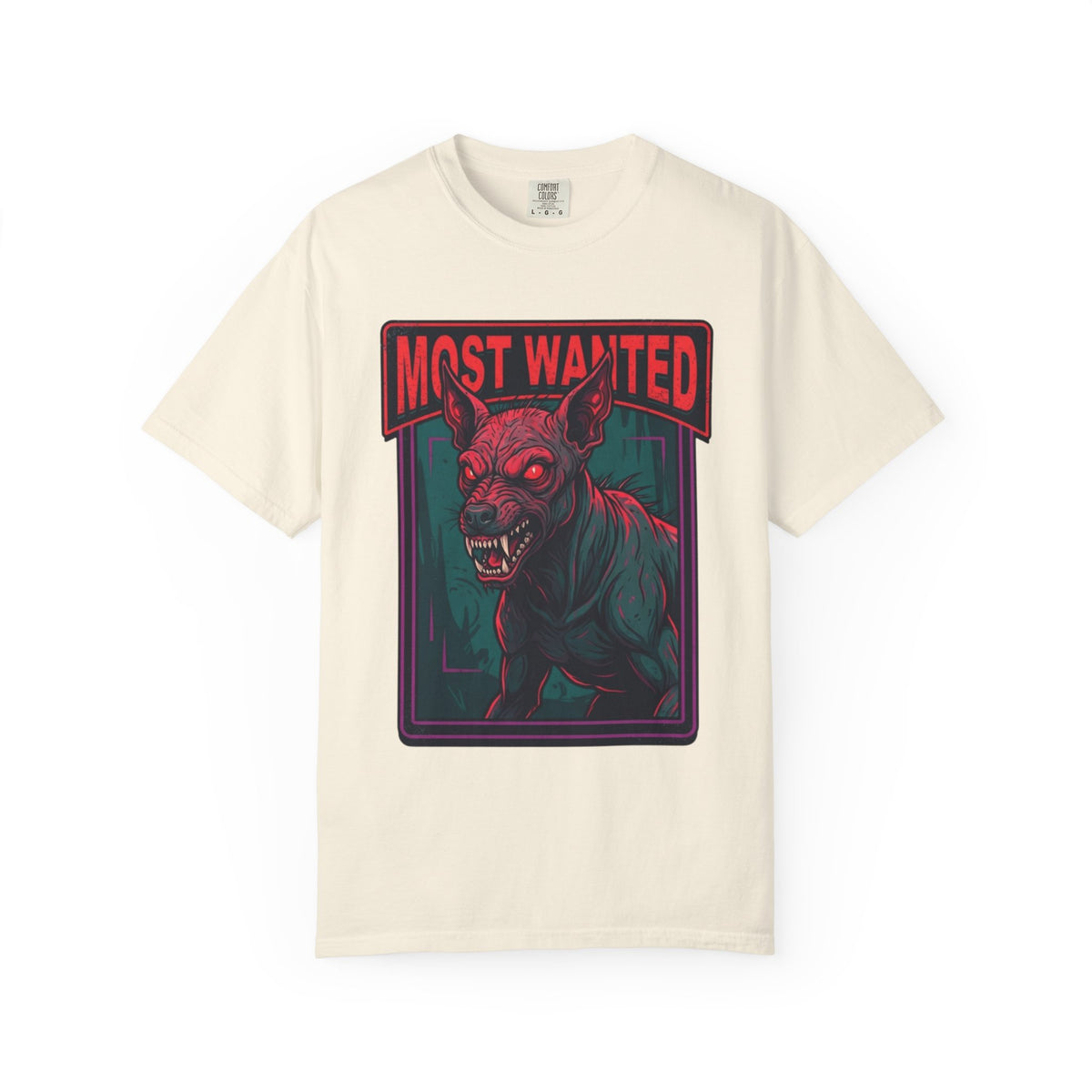 Color: Ivory | Chupacabra (Puerto Rico-Latin America) Unisex Garment-Dyed Tee