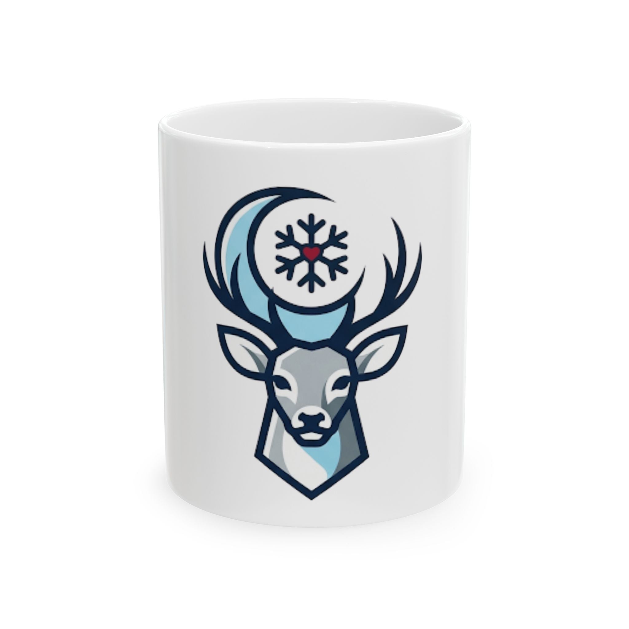 "February Legend" White Ceramic Mug — Graphic