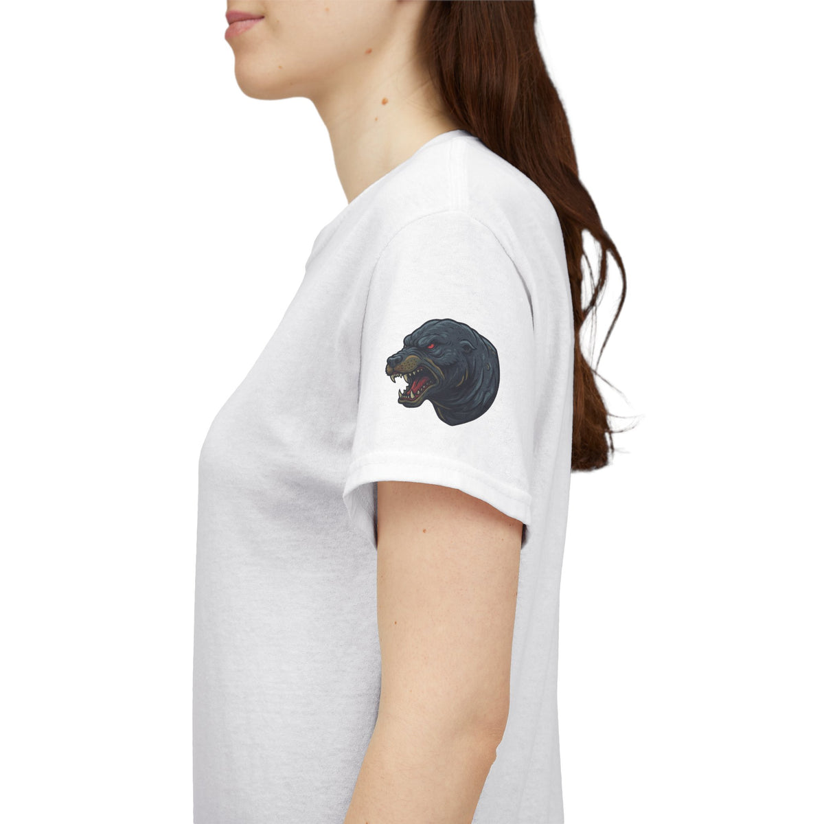 Color: White | Bunyip (Australian Aboriginal Mythology) Premium Graphic Tee