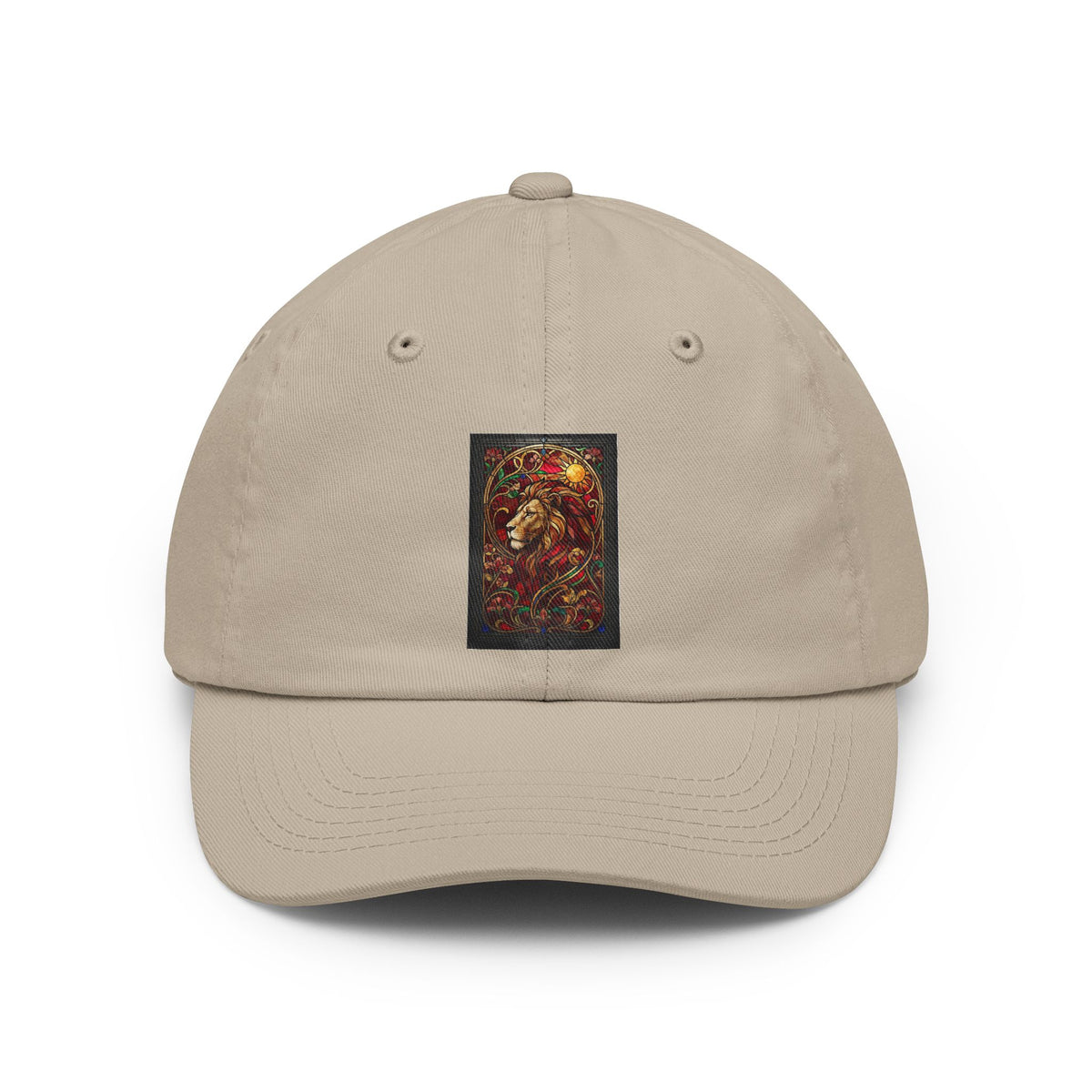 Color: Stone | Stained Glass Sign LEO Dad Hat
