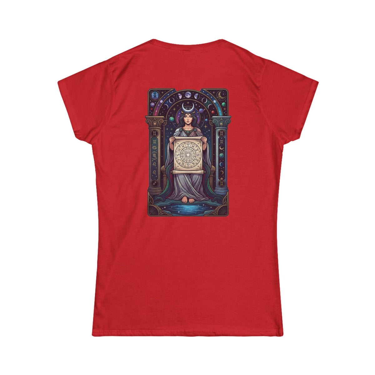 "The Cosmic Tarot (High Priestess)" Women's Tee