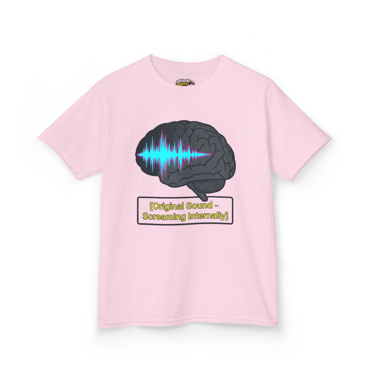 Color: Light Pink | Screaming Internally Kids Tee