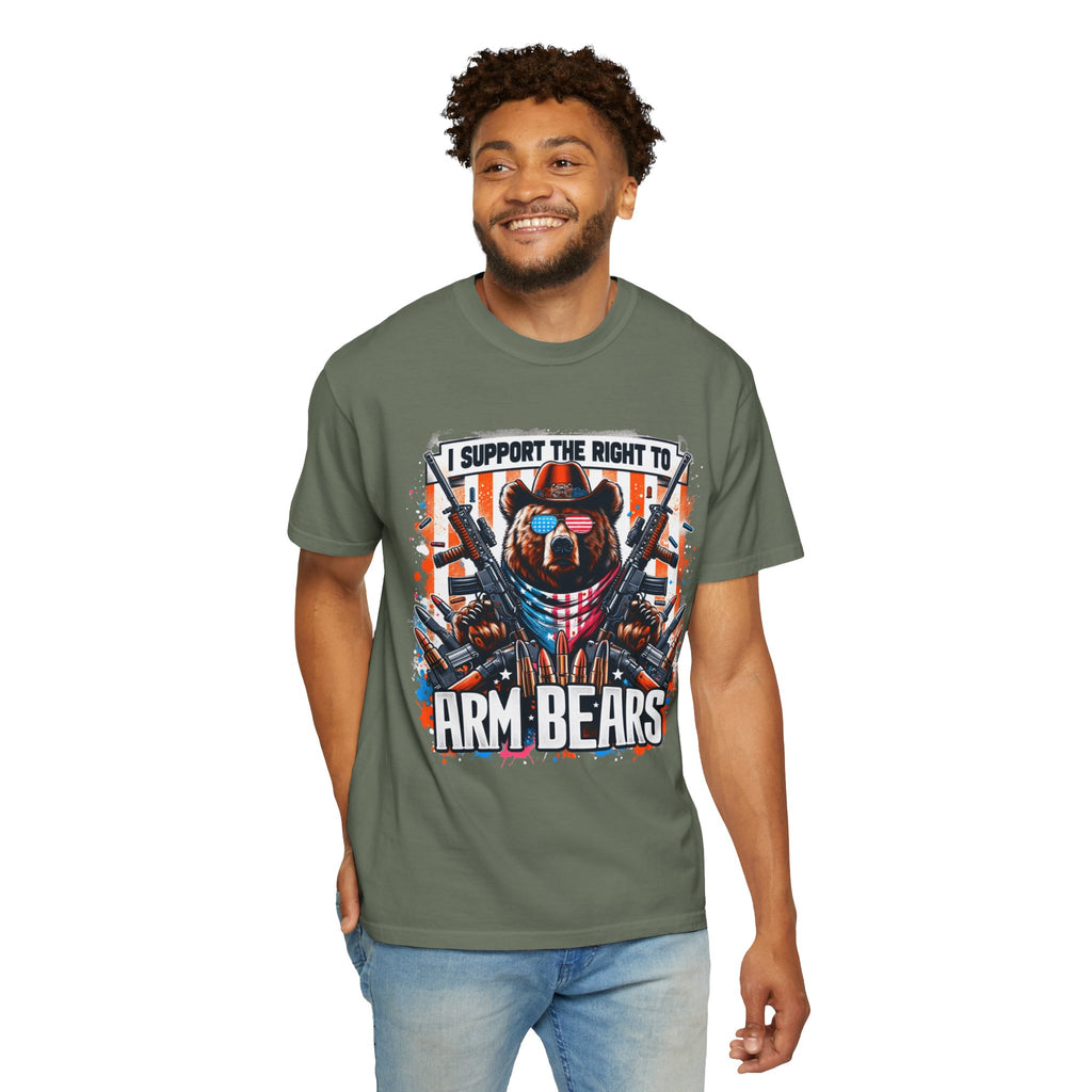 "Right to Arm Bears" Unisex Garment-Dyed T-shirt