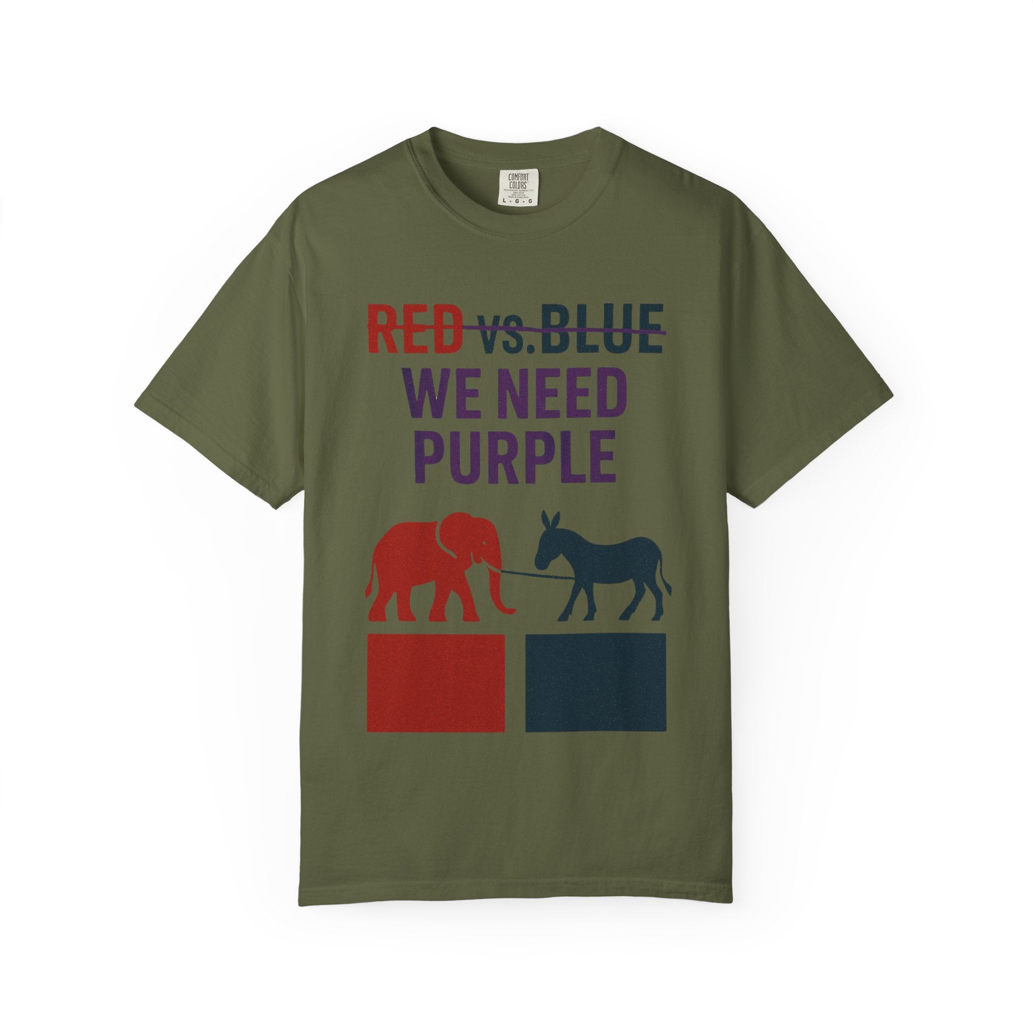 "he Lesser Evil Election" Unisex Garment-Dyed T-shirt