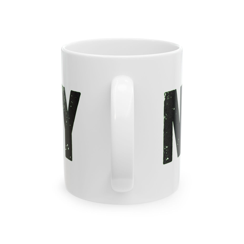 "Nobody Can Beat You At Being You" White Ceramic Mug — Graphic