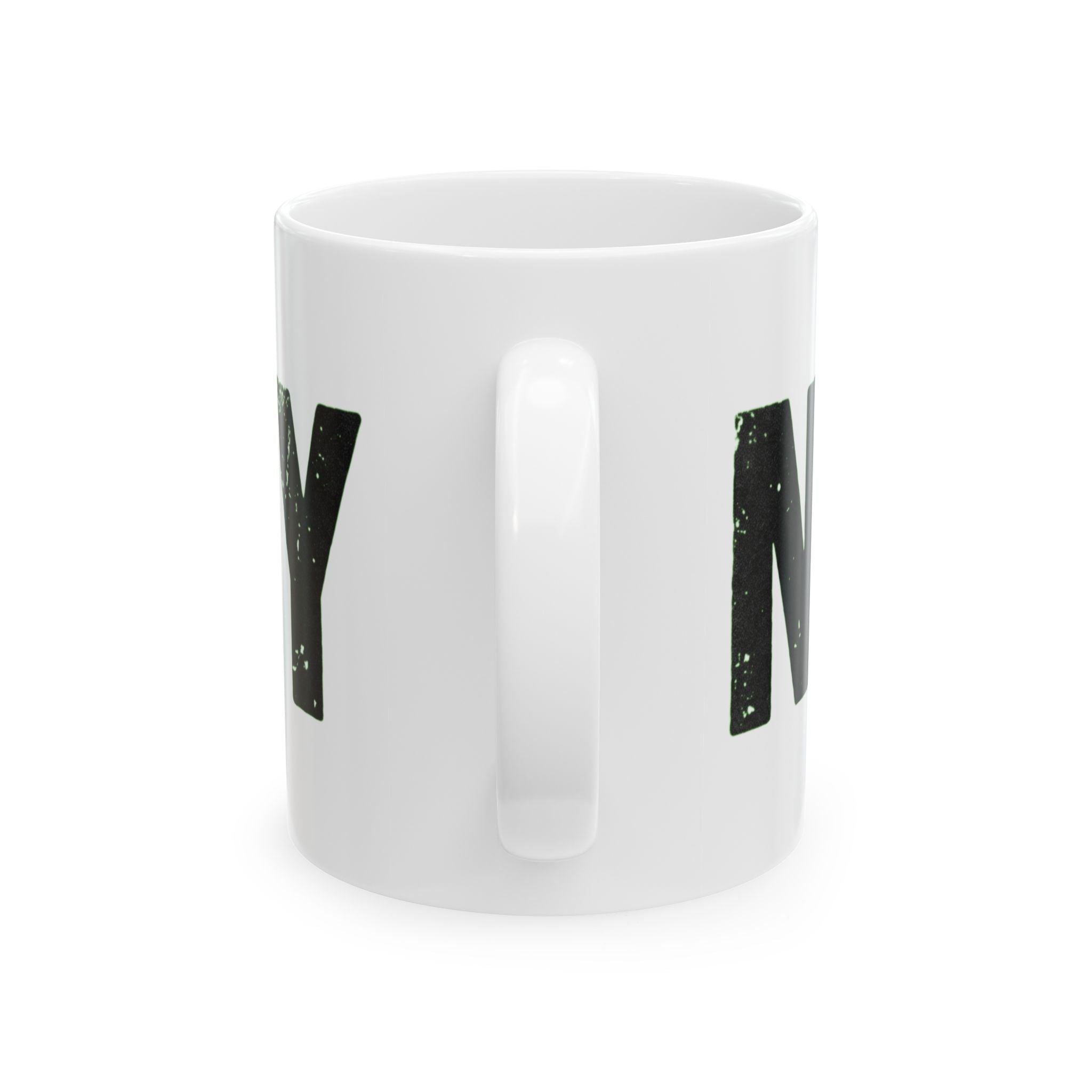 "Nobody Can Beat You At Being You" White Ceramic Mug — Graphic