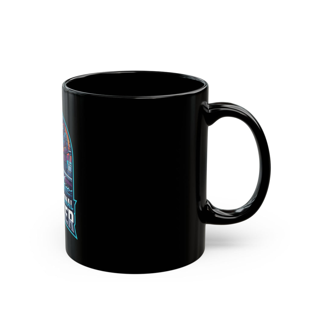 "Professional Hooker" Black Ceramic Mug