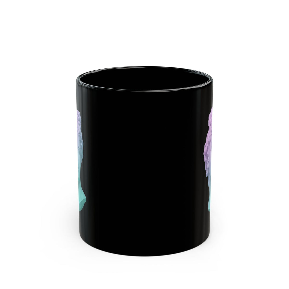 "Dreamscape" Black Ceramic Mug — Graphic