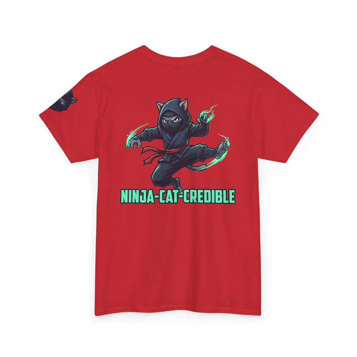 "Ninja Cat Credible" Premium Graphic Tee