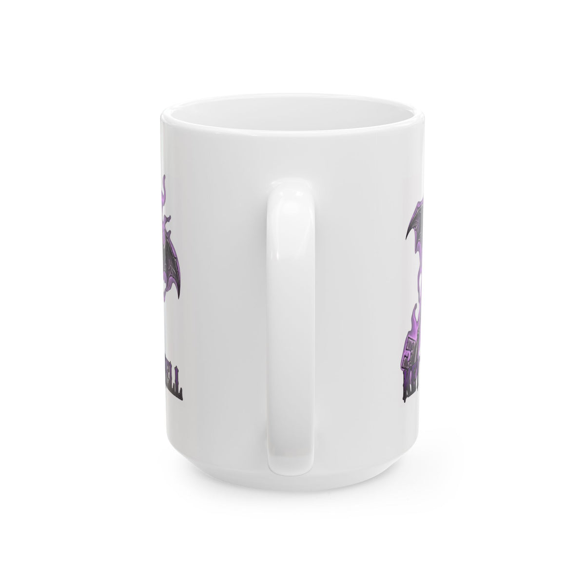 "Skeleton Key" White Ceramic Mug