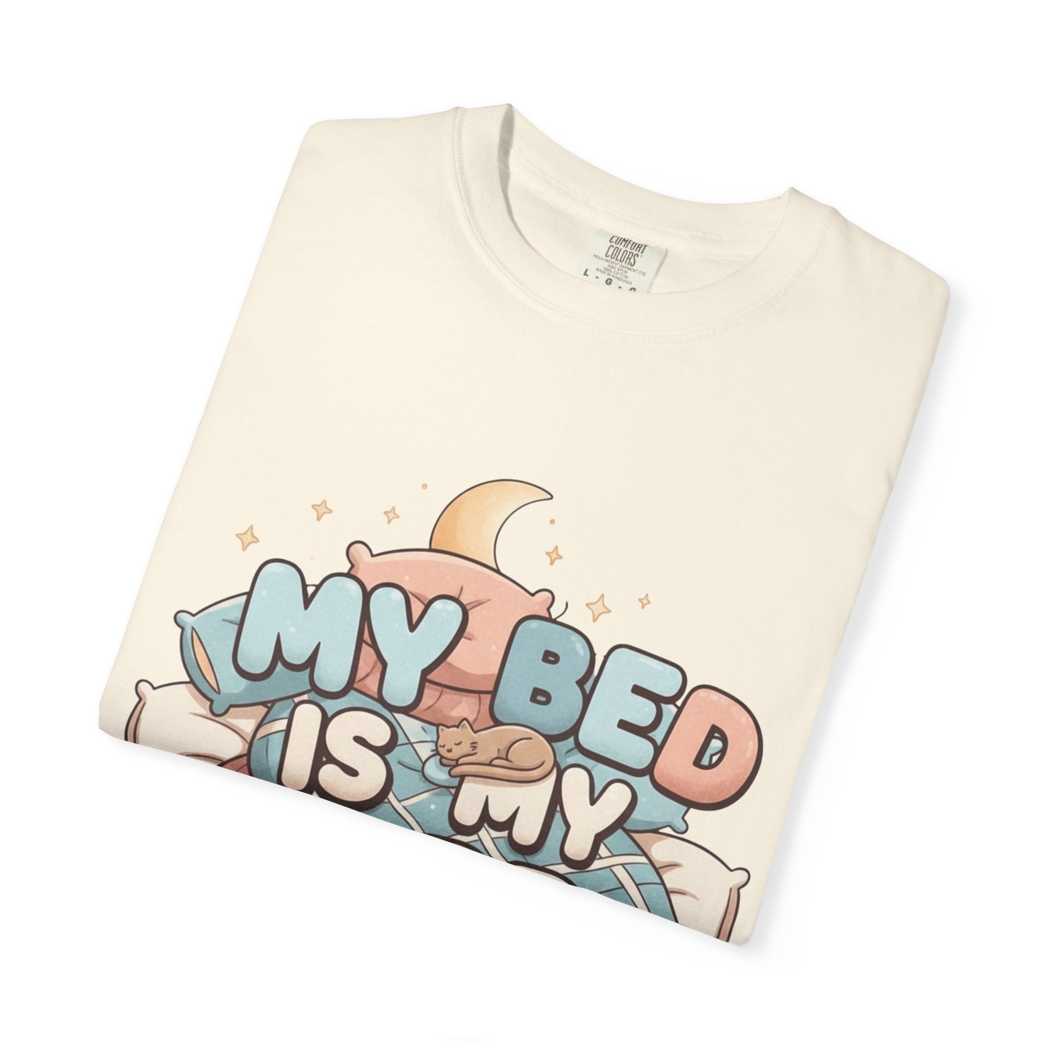 Bed > People: A Love Story | Garment-Dyed Tee — AttitudeShirts