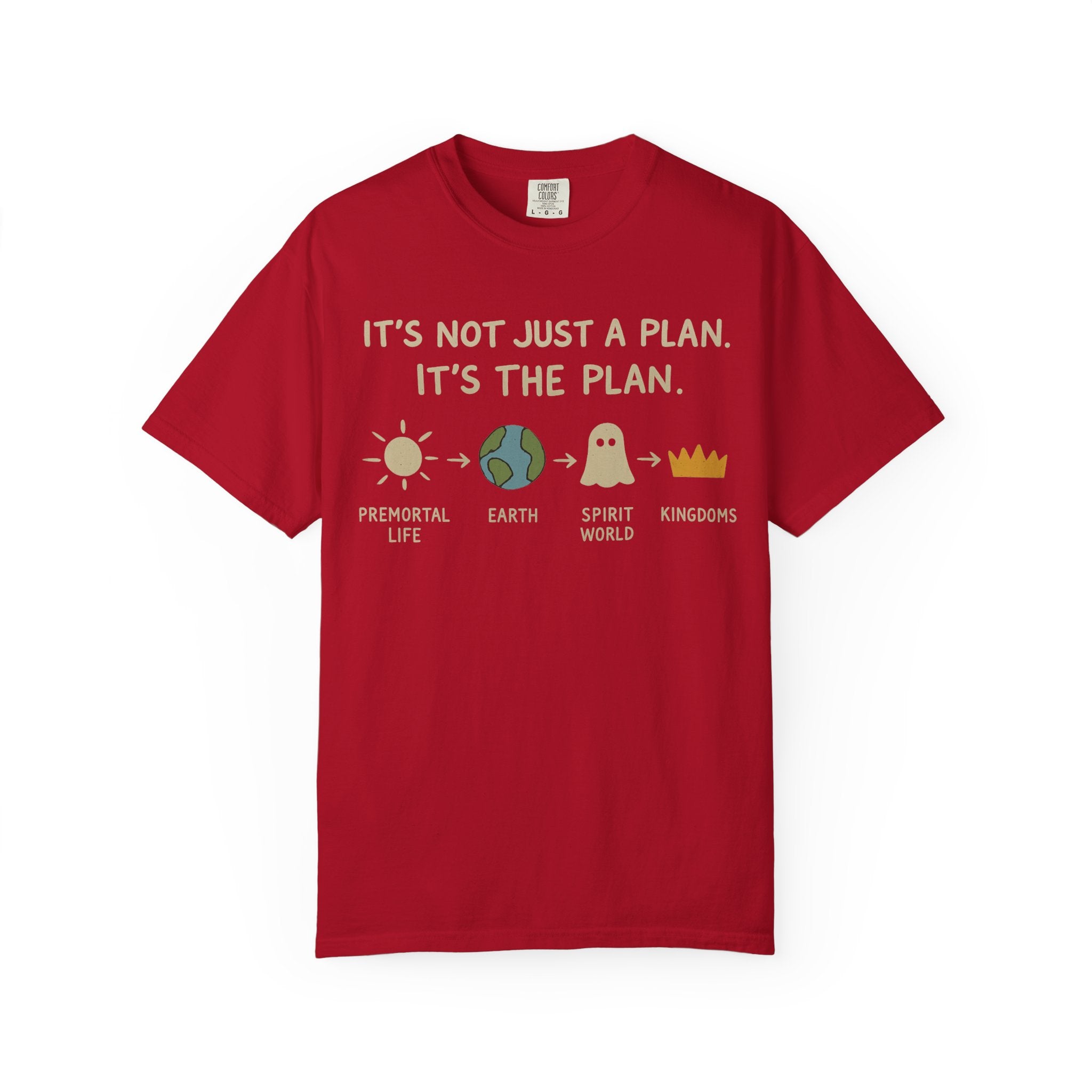 "It's The Plan" Unisex Garment-Dyed T-shirt