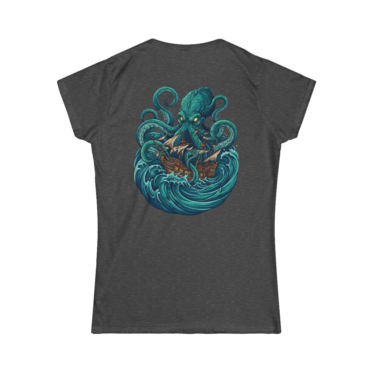 Color: Dark Heather | The Kraken (Norse-Global Maritime) Women's Tee