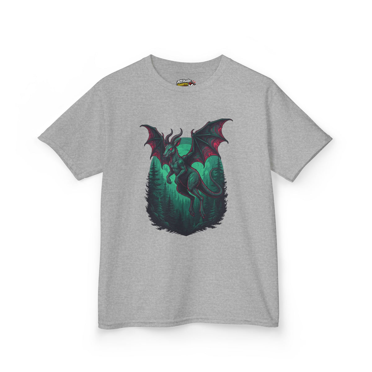 Color: Sport Grey | The Jersey Devil (New Jersey, USA) Kids Tee
