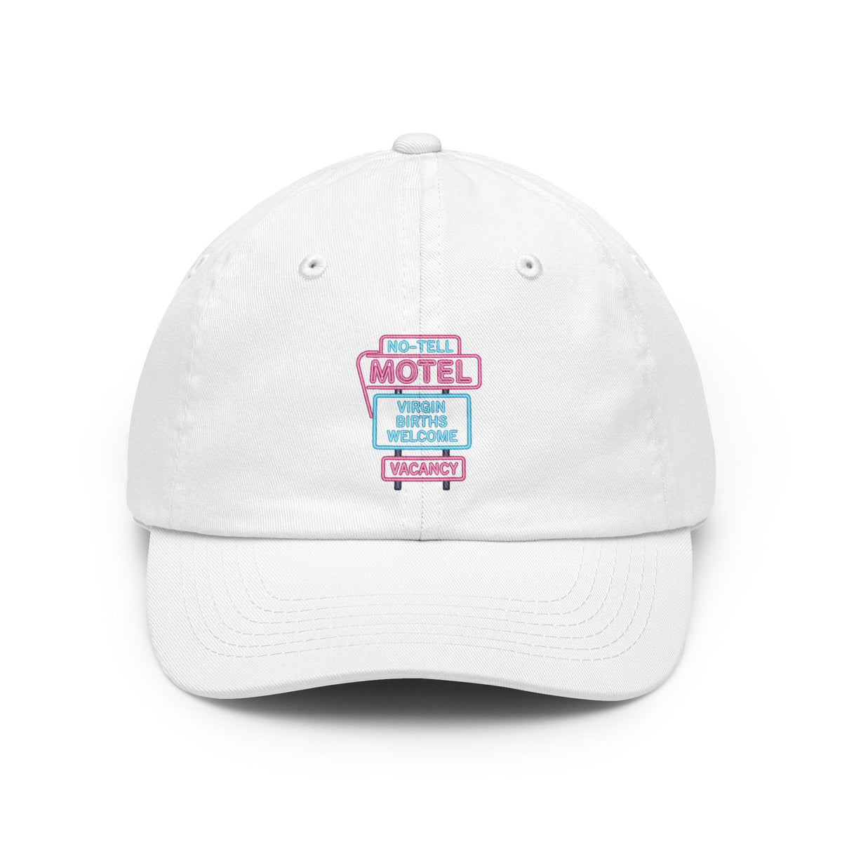 Color: White | No Vacancy Dad Hat