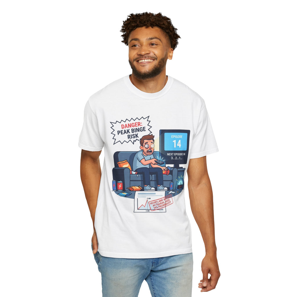 "Peak Bing Risk" Unisex Garment-Dyed Tee