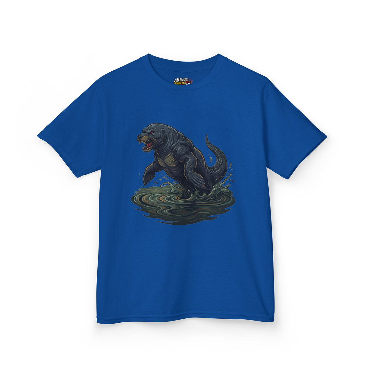 Color: Royal | Bunyip (Australian Aboriginal Mythology) Kids Tee