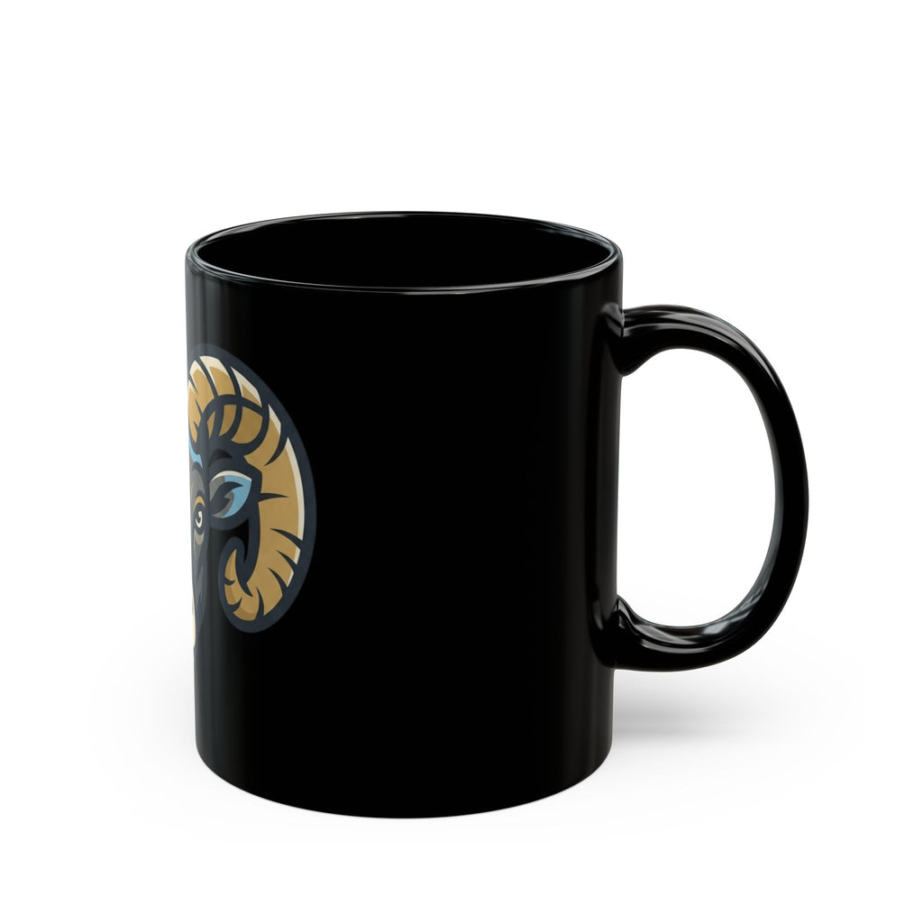 "May Legend" Black Ceramic Mug — Graphic