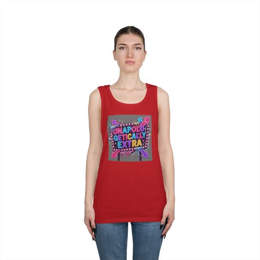 Color: Red | Unapoligetically Extra Tank Top