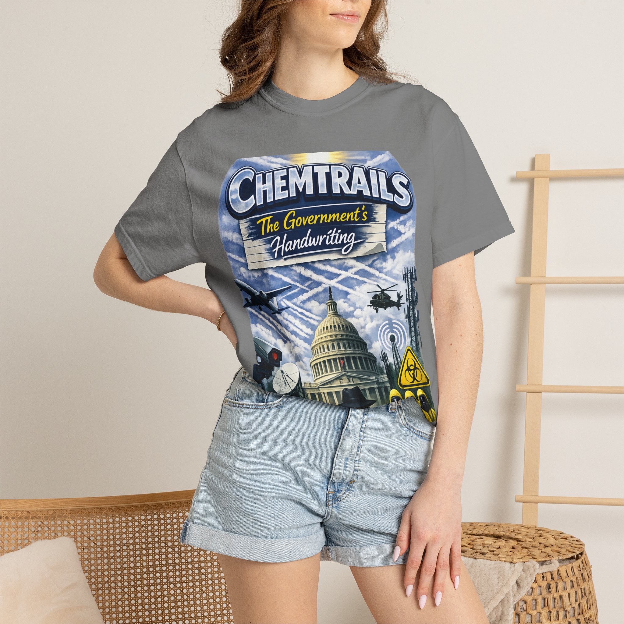 They're Not Contrails | Garment-Dyed Tee — AttitudeShirts