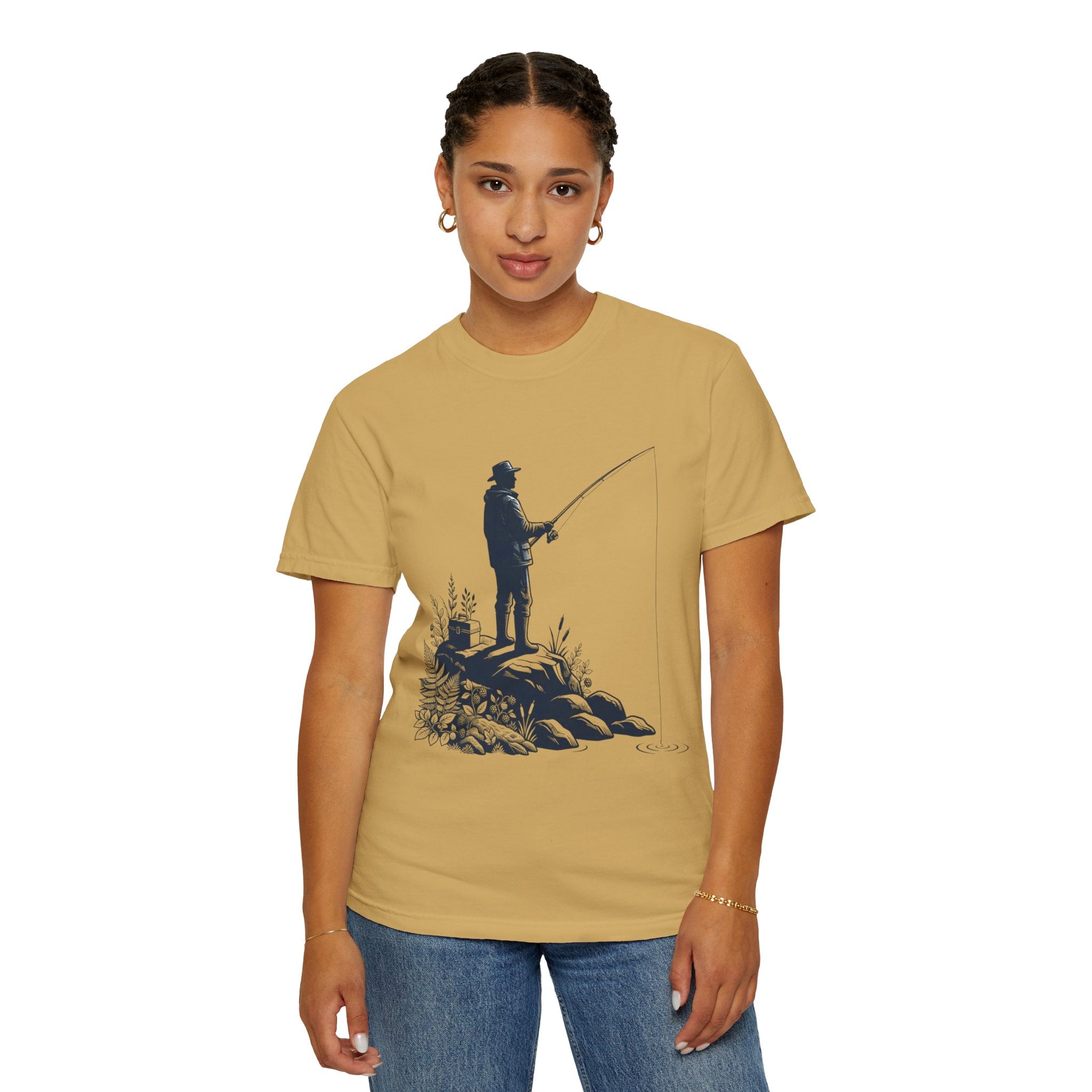 "Fishing" Unisex Garment-Dyed Tee