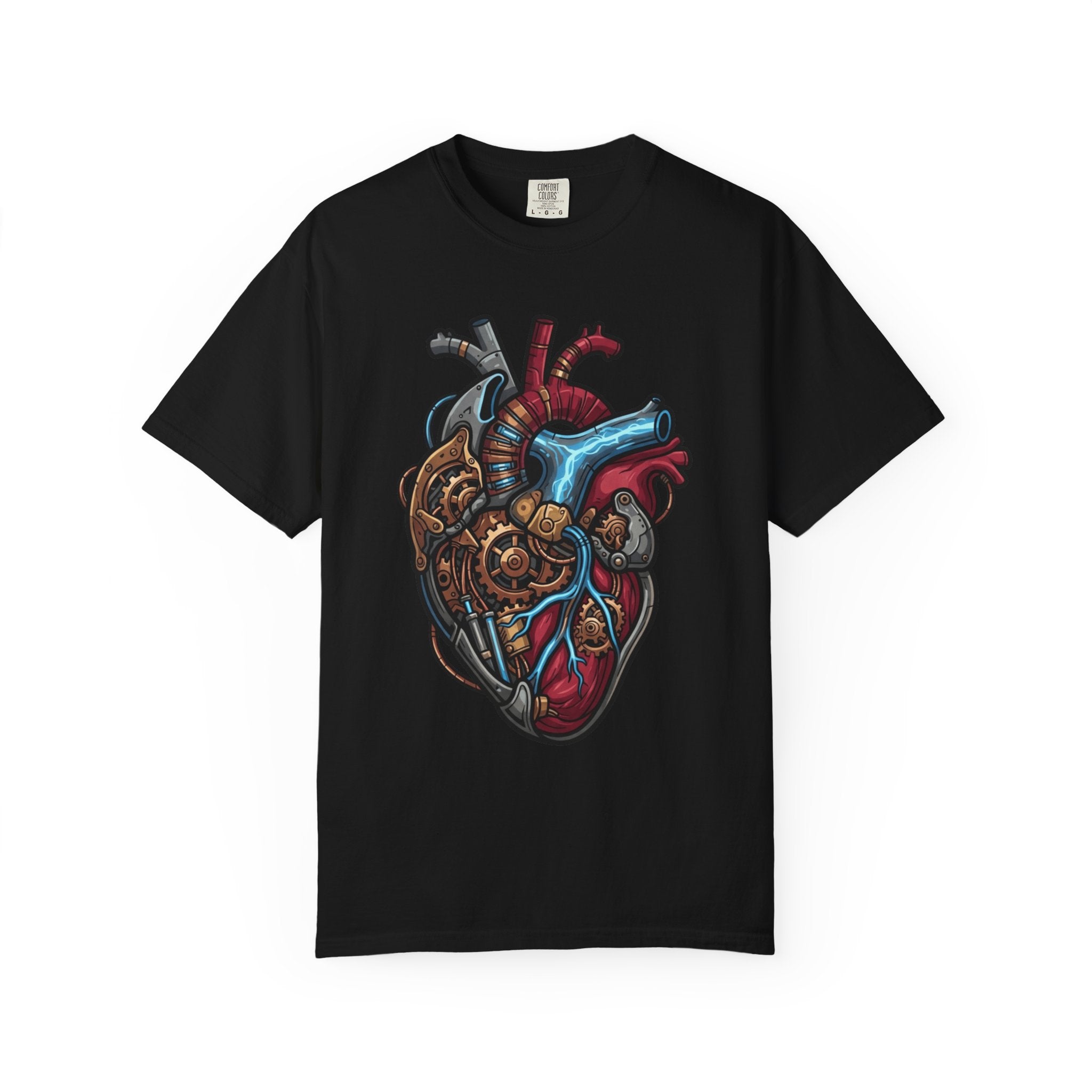 "Mechanical Heart" Unisex Garment-Dyed Tee