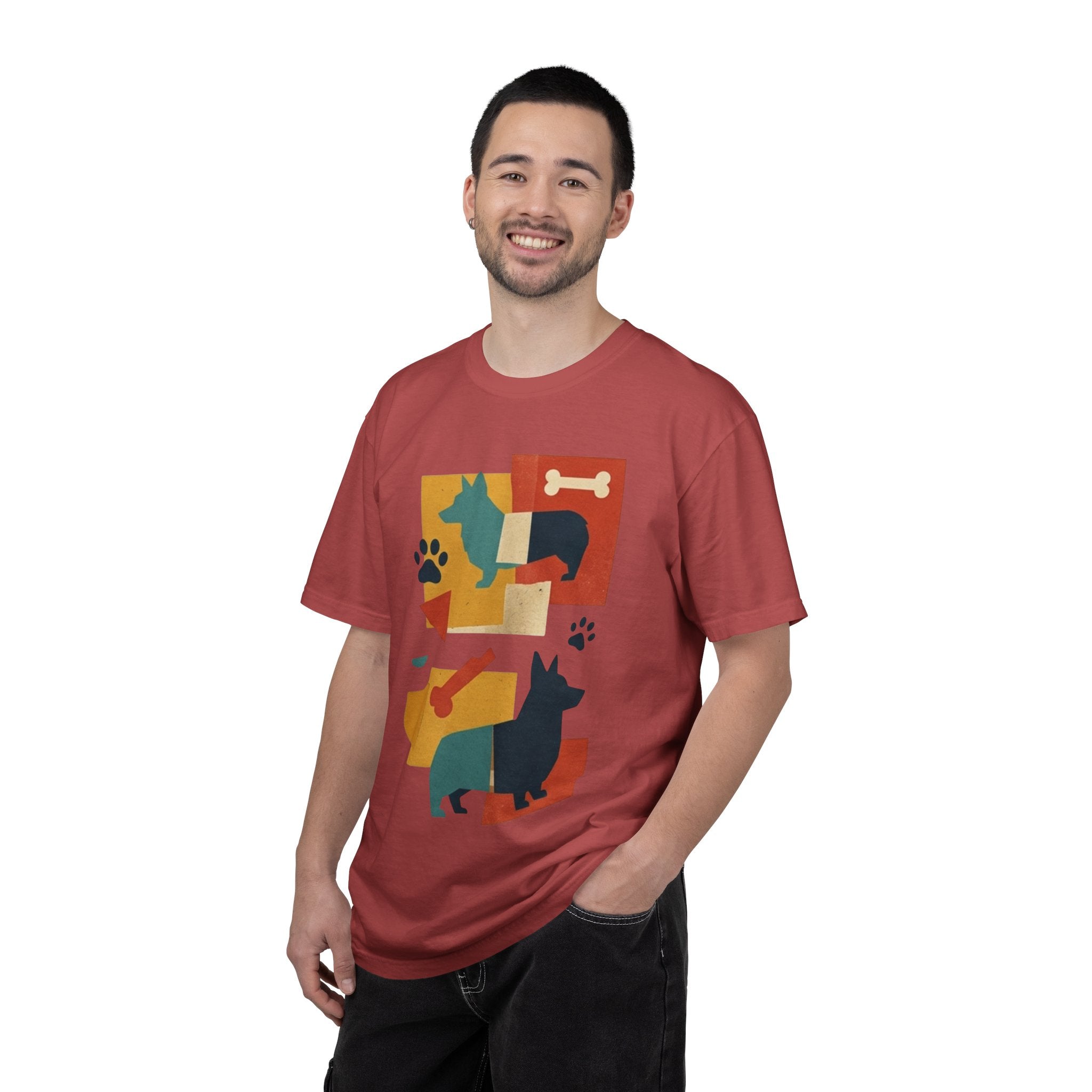 "Dogs and Bones" Unisex Garment-Dyed Tee