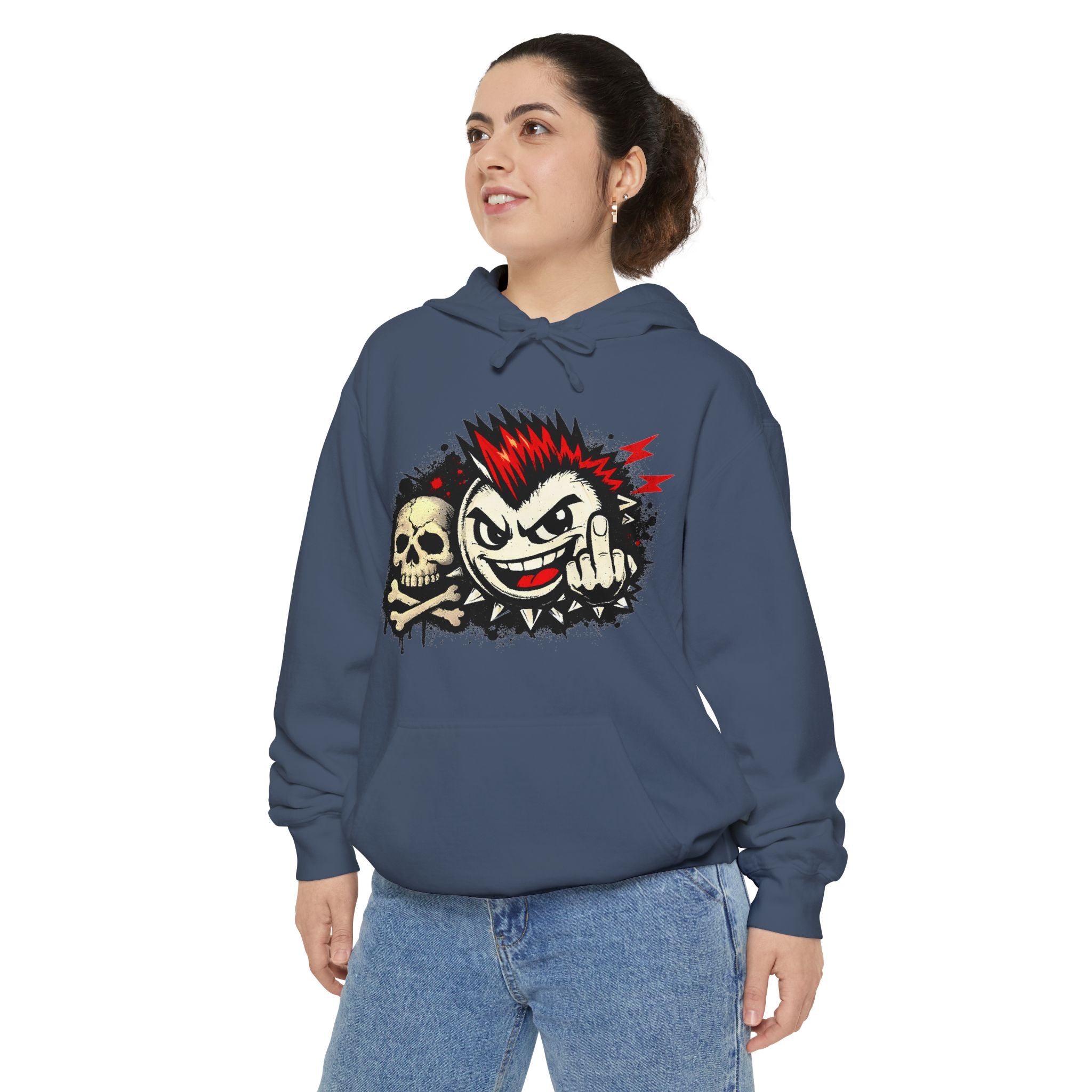 One Finger Opinion | Garment-Dyed Hoodie — AttitudeShirts