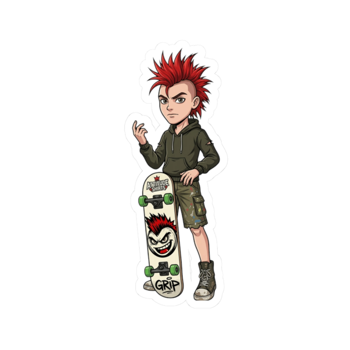 "Skater" Sticker — Main