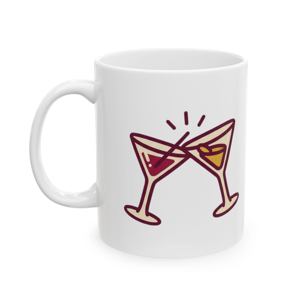 "Thanksgiving Regrets" White Ceramic Mug — Graphic