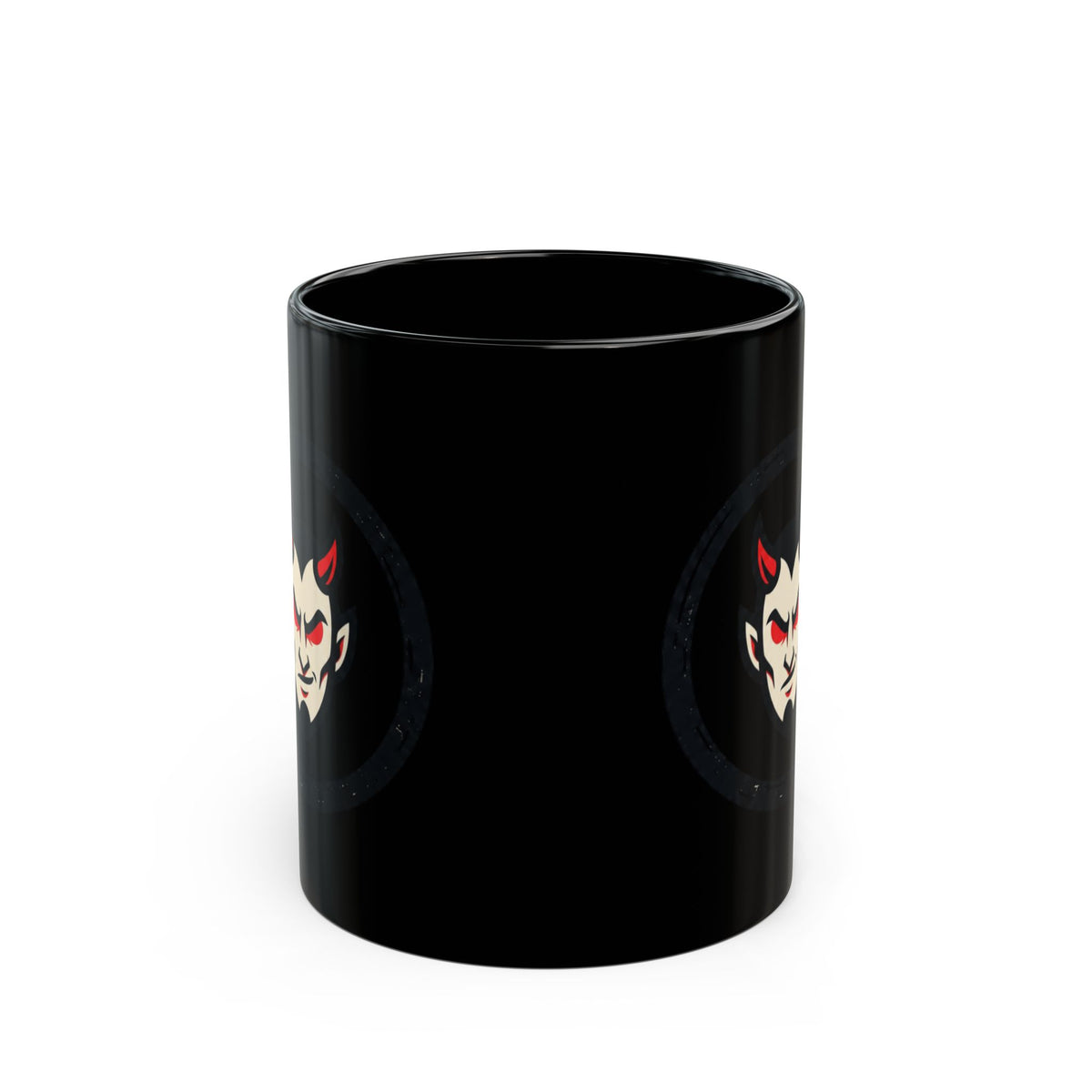 "Tallies to Hell" Black Ceramic Mug — Graphic