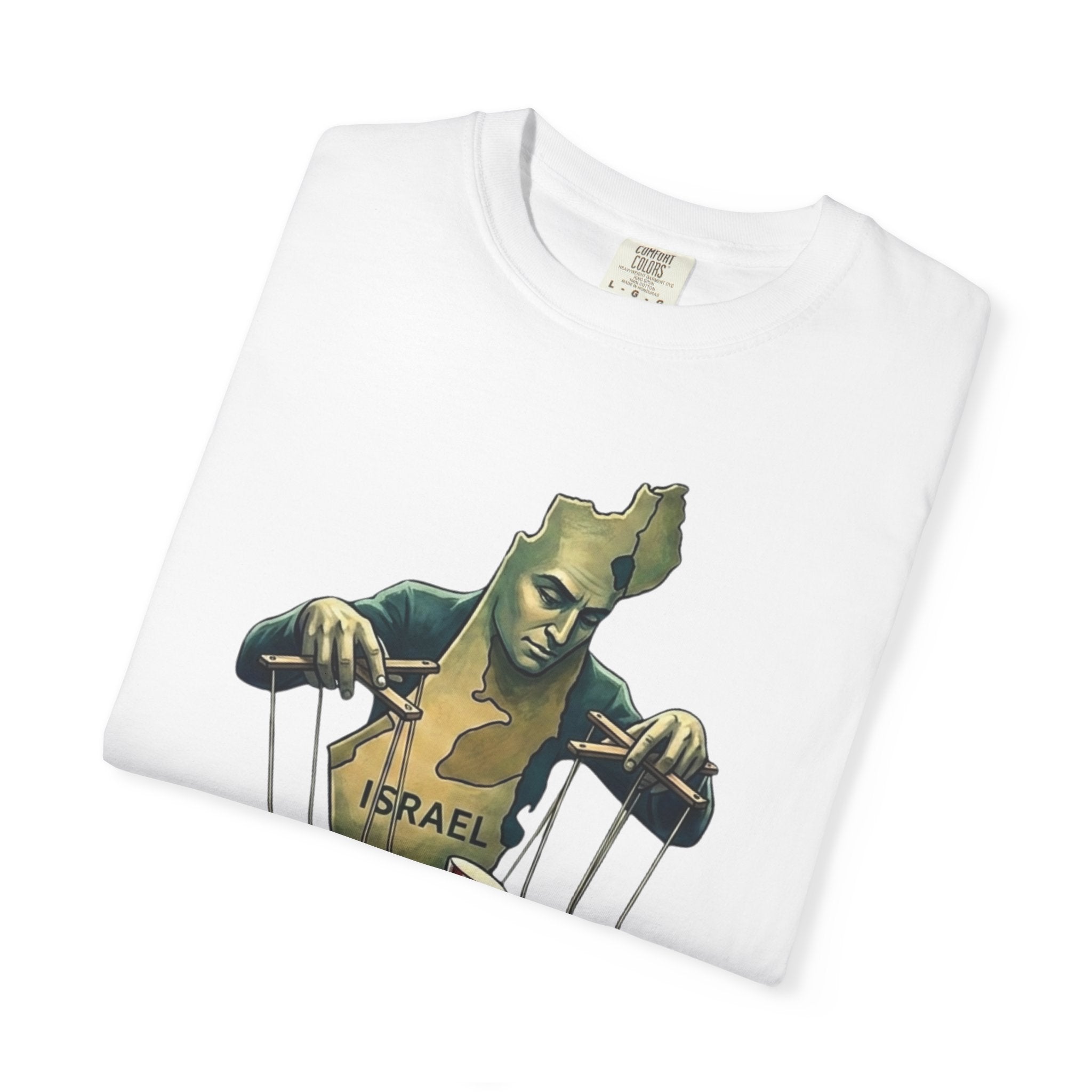 "The Global Puppet Master" Unisex Garment-Dyed T-shirt