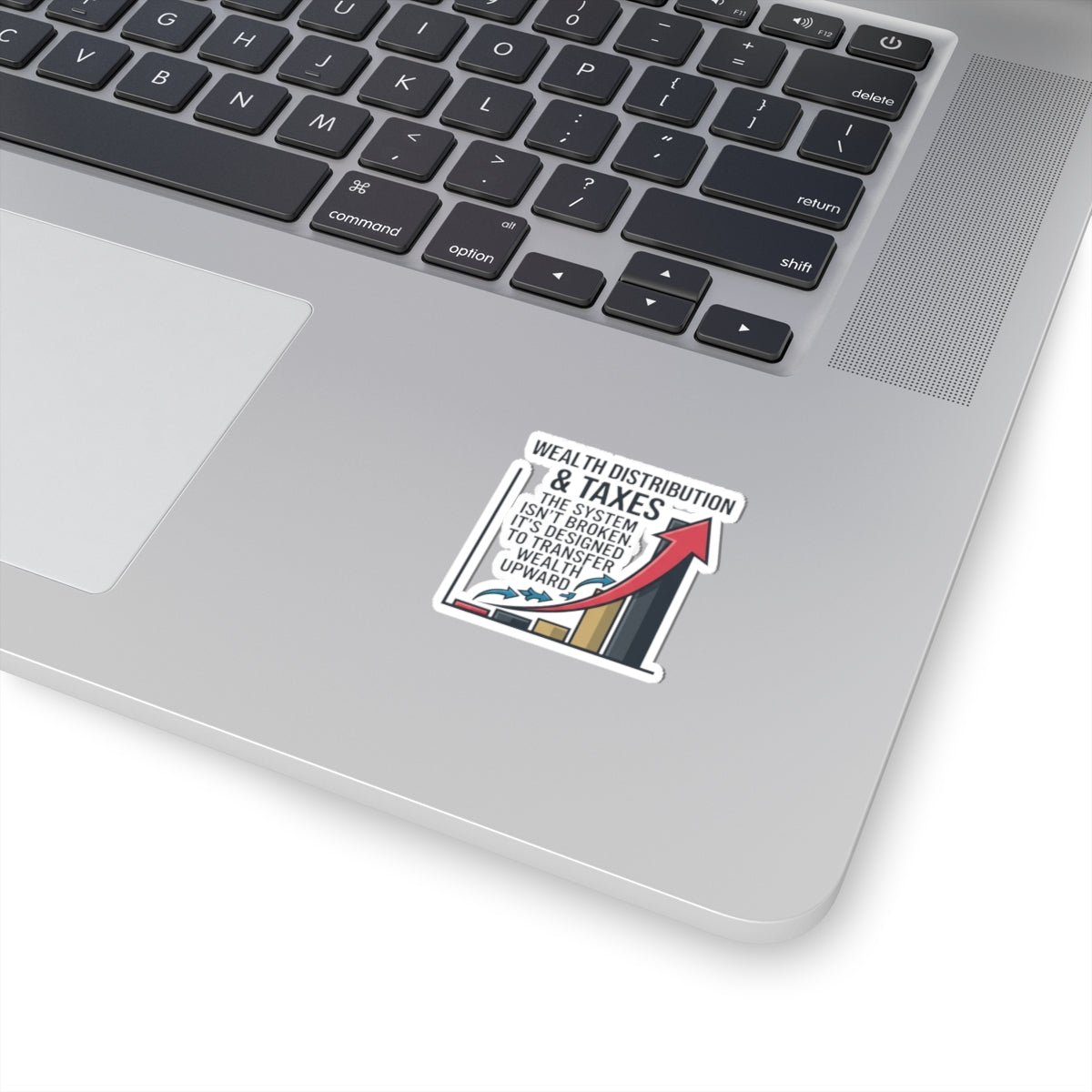 "Protest Series - Follow The Money" Sticker — Main